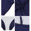 Aquarti Girls' Swimming Costume with Spaghetti Straps, Stripes - 146