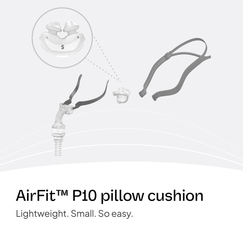 ResMed P10 Nasal Pillow Cushion - Replacement Silicone CPAP Mask