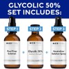 MedPeel Glycolic Acid 50% Essential Peel Kit, Includes Peel, Prep,