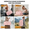 Sports Gym Bag Duffle Bag with Shoes Compartment for Womens