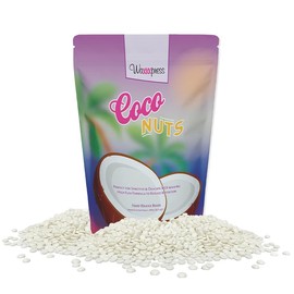 Waxxxpress Coconuts Hard Wax Beads 28.2oz - Professional, Gentle, Creamy Wax Formula Delivers the Best Brazilian Waxes, White