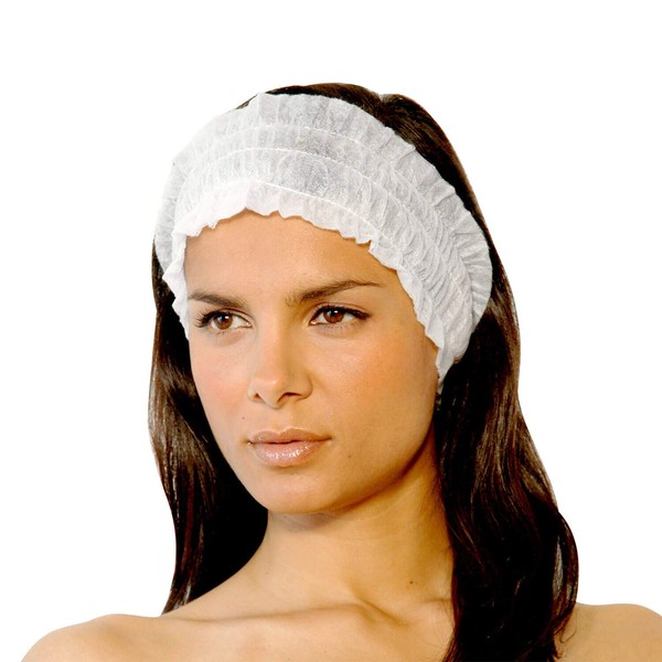 Disposable Headbands - APPEARUS Elastic Facial Spa Headband (50 Count)