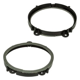 tomzz Audio 2845-006-1 Speaker Rings Adapter Brackets Compatible with Renault Clio 3 Twingo 2 and 3 Door Front 165 mm DIN Speaker