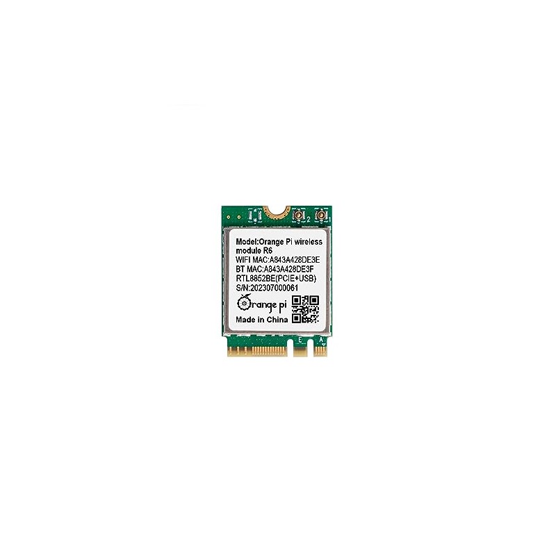 Orange Pi Módulo Inalámbrico R6, Tarjeta Inalámbrica PCIe WiFi 6