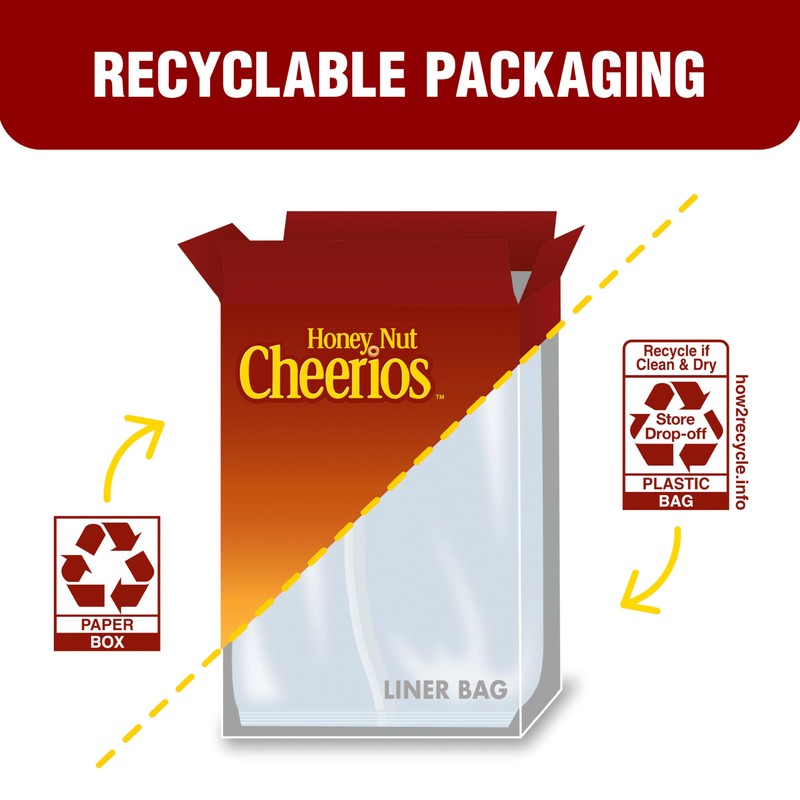 Honey Nut Cheerios, Heart Healthy Gluten Free Breakfast Cereal with