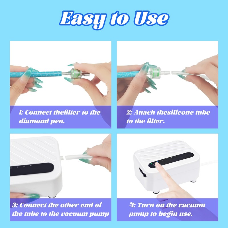 Mlife Electric Diamond Art Painting Pen, Rechargeable Vacuum Pump Diamond