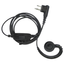 C Shape Swivel Headset 2 Pin Earpiece Walkie Talkie Earhook for Motorola CLS 1110 CLS1410 XU1100 XU2100 RDX DTR XTN AX Radio