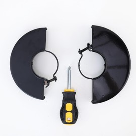 Satey Guard Angle Grinder Protection 5 Inch / 6 Inch Sanding Disc Cover Cutting Disc Protection with Screwdriver