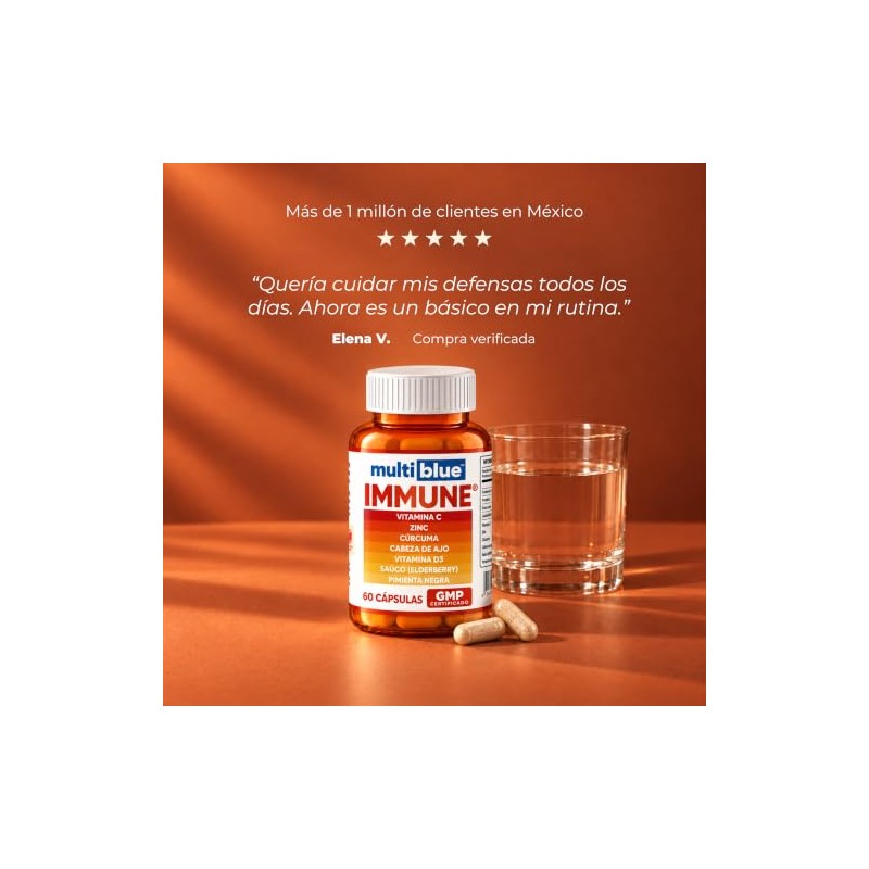 Multiblue Vitamina C | 6 en 1 con Vitamina C,