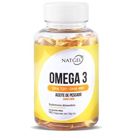 Omega 3 EPA 720 + DHA 480 Golden Omega® Softgels 1,300 mg | Alta Concentración, Alta Pureza, Libre de Metales Pesados