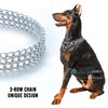 JanToPet Dog Chain Collar Stainless Steel Adjustable Walking Collar Metal
