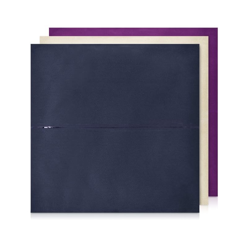 HappySnapGifts Cushion Back with Zip - (30cm Square) (Organic Cotton
