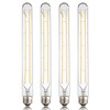 Leools LED Tube Bulbs,T10 Tubular Edison Style LED Filament Bulb,