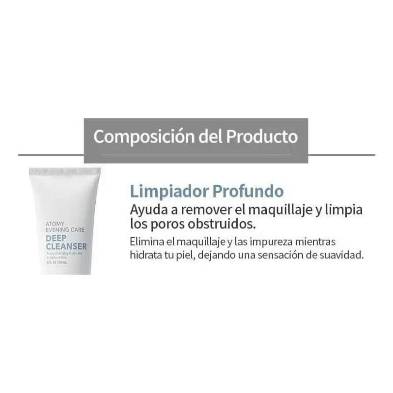 Atomy Kit De Limpieza Facial Coreana 4 Pasos