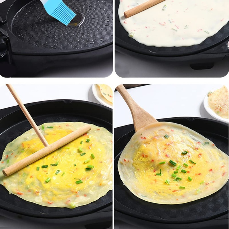 Set of 4 Crepe Tons Boss Spatula Pancake Fruit Rake