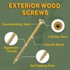 LIONMAX Wood Screws 1-1/2 Inch, Deck Screws #8 x 1-1/2",