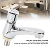 Time Delay Basin Sink Faucet Copper Alloy Push Switch Water