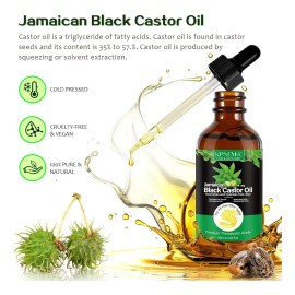 Aceite De Ricino Negro (2 Unidades) Para El Cabello//*