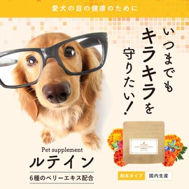 Orlando Dog Supplement, Eye Lutein, 1.1 oz (30 g), Supplement, Supplement, Powder, Pet Supplement