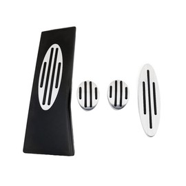 No Drill Gas Brake Foot Rest Pedal Compatible For Mini Cooper R52, R53, R55, R56, R57, R58, R59, F55, F56 Accessories Stainless Steel