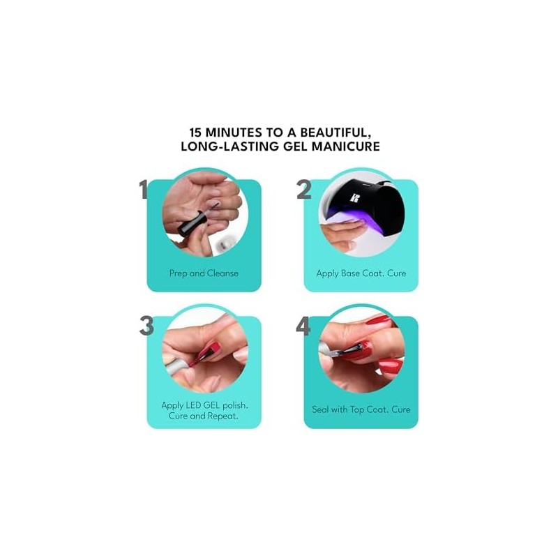 RC Red Carpet Manicure Esmalte de Uñas LED GEL White