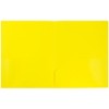 JAM Paper® Medium Weight Plastic Presentation Folder - Yellow -