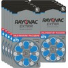 VARTA Rayovac Extra Advanced Hearing Aid Batteries, Size 675, Blue