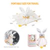 BEREST Rechargeable Baby Sleep Soother Bunny Lovey- White Noise| Heartbeat|