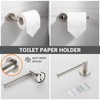 BGL Bathroom Accessory Set Brushed Nickel 4-Pieces Bathroom Towel Rack