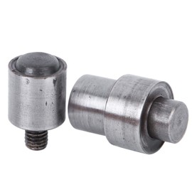 Tiiyee Eyelet Buckle Mould, Hand Press Machine, Seter, Hole Punch, Eyelet Shape, Manual Installation Tool, Hand Shape Attached, for Leather Crafts, Clothing, Fabric, Hole Punch, 2 Pieces (14 mm)