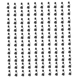 100Pcs Nylon Wire Grommet Strain Relief Bushing Electric Cable Fixing Buckle Accessories 6N‑4
