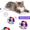 Zimoer 6 Cat Toy Balls, Soft Cat Balls, Cat Balls,