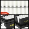Frankberg 2 x Air Filter Insert Filter Compatible with Civic