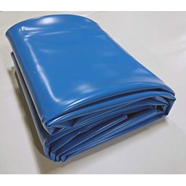 USA Pond Products' - 6x6 Blue Pond Liner-6'W x 6'L (1.83m x 1.83m) in 30-mil Blue PVC (0.75mm)-Fish/Plant Friendly for Koi Ponds, Streams & Water Gardens