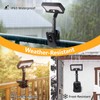 Clip On Solar Lights Outdoor with Motion Sensor, 360°Rotatable &