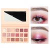 18 Colors Shiny Eyeshadow Palette Long Lasting Pearlescent Matte Eyeshadow