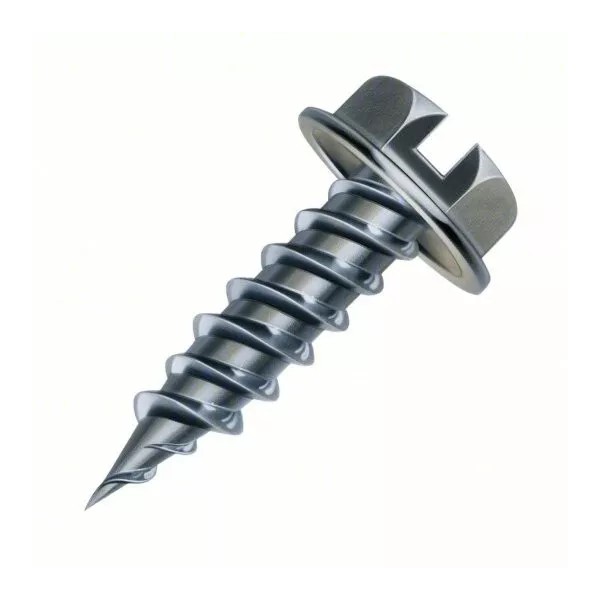 Strong Point 7 X 1/2" Hex Washer Zinc Needle Point