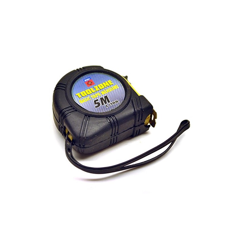 5m Metre x 19mm Tape Measure/Measuring MM/SAE Imperial Line TE418