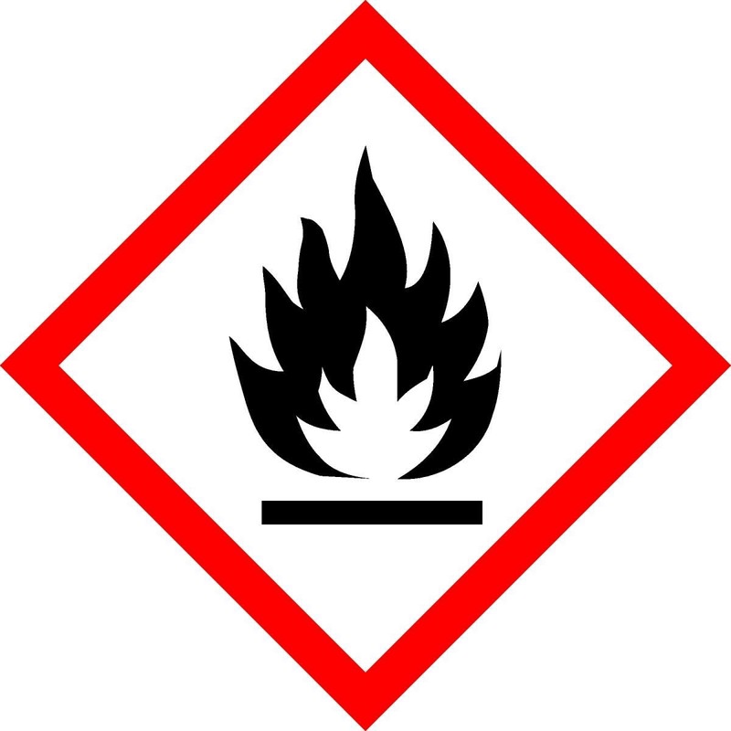TE-Office Pack of 100 Hazardous Substance Labels - GHS Stickers