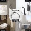 Towel Holder, Stainless Steel Bathroom Towel Ring, Wall Mounted Hanging