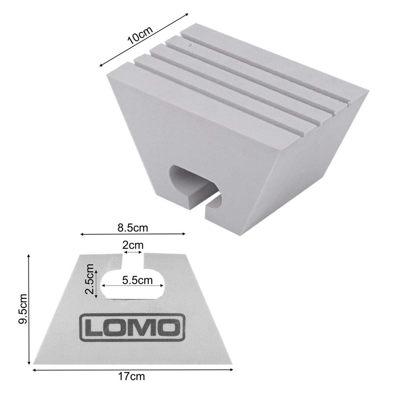 Lomo Canoe Foam Roof Rack Blocks - 4 Pack