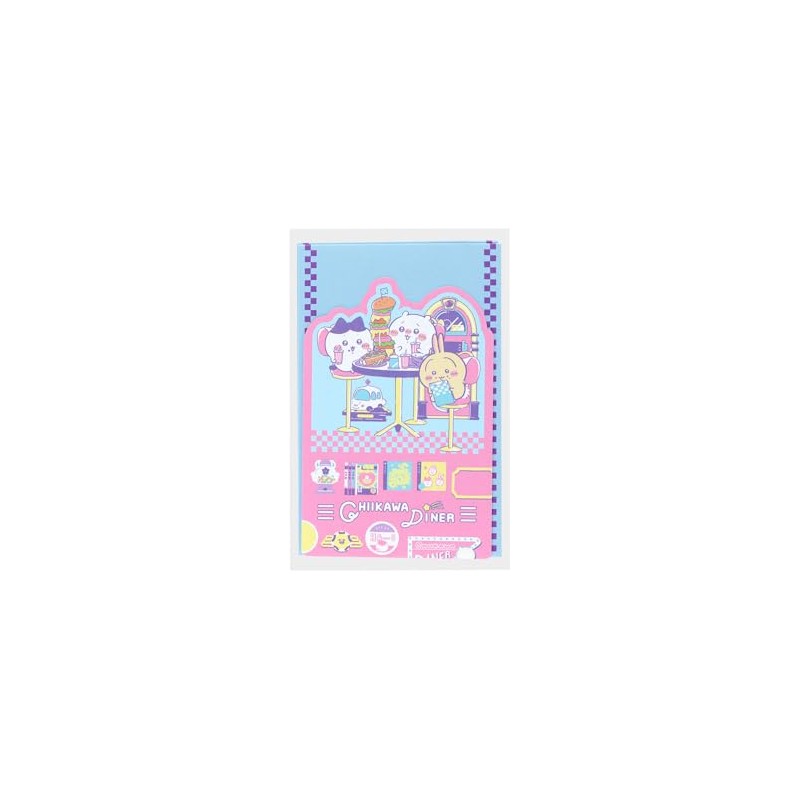 Sun-Star Stationery S8908761 Chiikawa Goods, Letter Set, Die Cut, Lunch