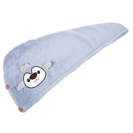 Mikinona Hair Drying Towel Wrap Absorbent Microfiber Cap for Quick Drying Cute Cartoon Design Lightweight and Soft Towel Wrap for Moms and Boys and Girls for Travel and Everyday Use