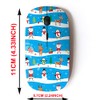 2.4G Wireless Mouse with Cute Pattern Design for All Laptops