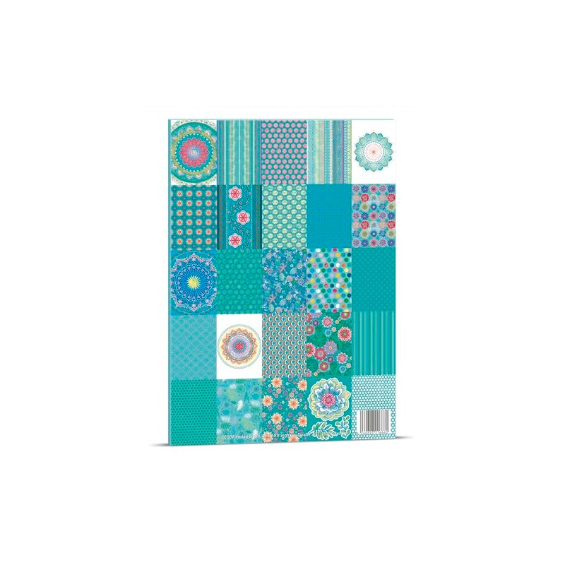Bine Brändle - Craft Paper - Paper Mix Turquoise