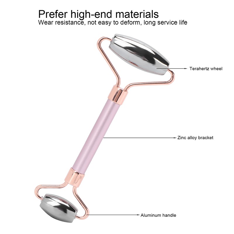 Face Roller Terahertz Power Stone Facial Beauty Roller Massager Gua