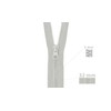 mumbi Zip Separable 5 mm 25 cm Grey Plastic Zips