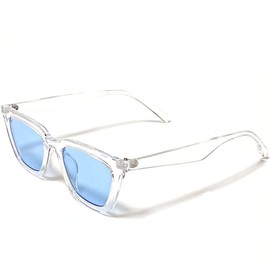 Berkut Dateglasses, Sunglasses, Unisex, Color Lens, Colored, Fashionable Glasses, Large, Small Face, Date Glasses, Lightweight, Clear × L Blue