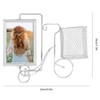 Unique Bicycle Shape Metal Picture Photo Frame Pen Holder Home