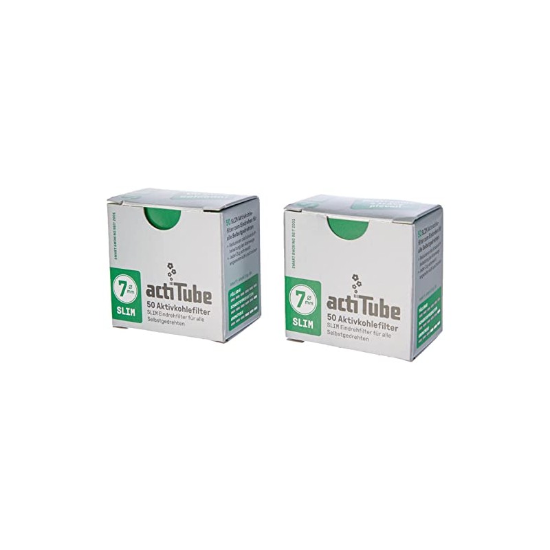 actiTube Activated Carbon Slim Filter, Silver, 5 x 4 x